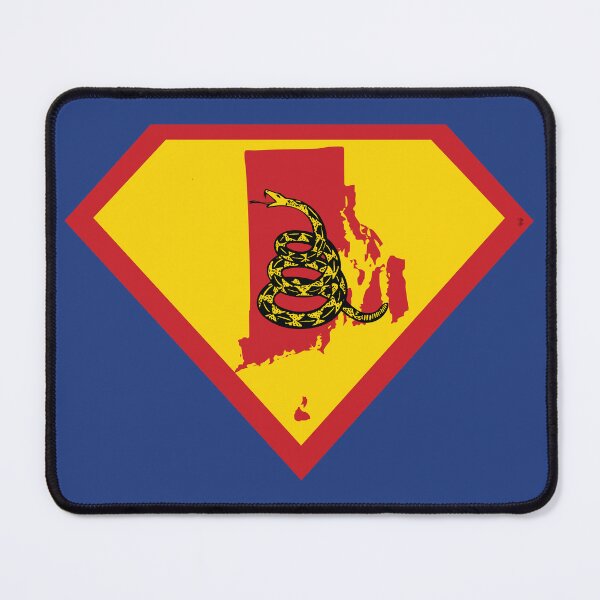Item preview, RHODE ISLANDER  SHIELD - Freedom Is The Superpower -  Gadsden Snake Flag - Dont Tread On Me SUPERHERO RHODE ISLAND design designed and sold by pelagio.