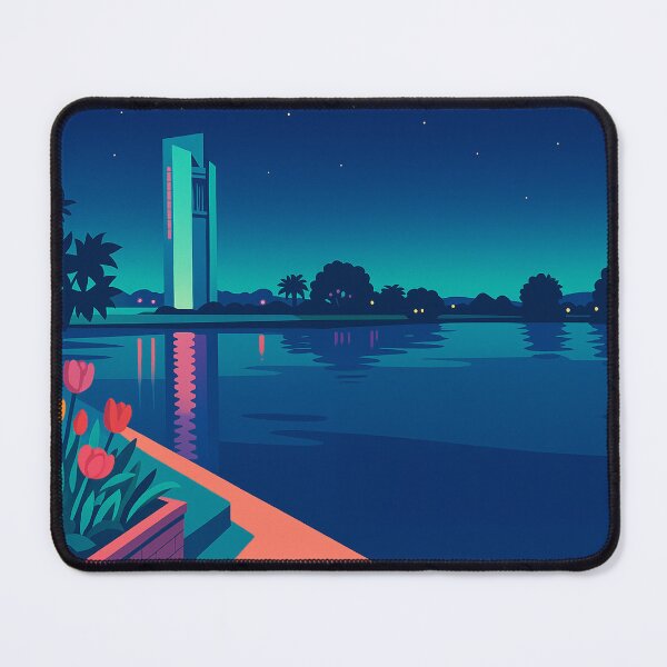Item preview, Bell Tower Reflections – Canberra by Night designed and sold by MRageebArt.