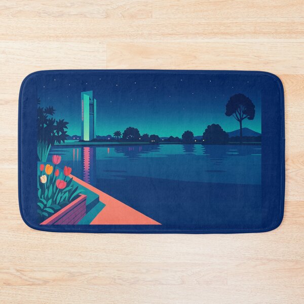 Item preview, Bell Tower Reflections – Canberra by Night designed and sold by MRageebArt.