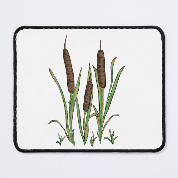 Item preview, Pretty cattail plant print designed and sold by pumpkin-tornado.