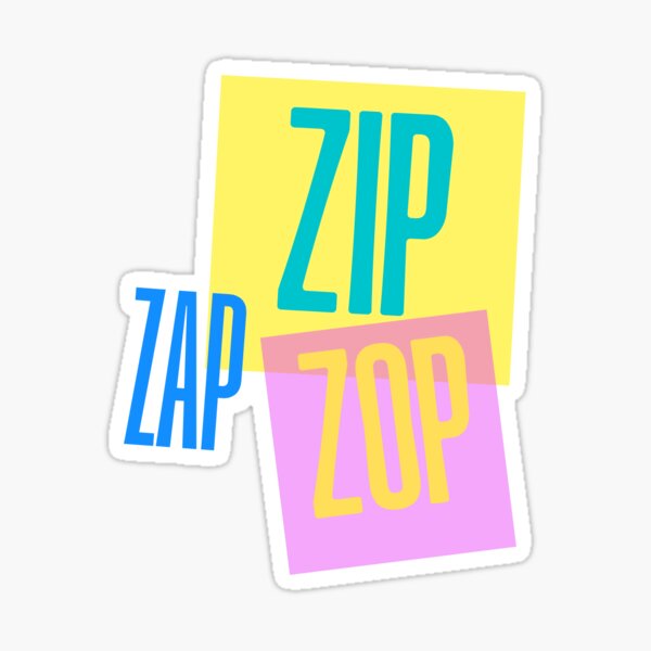 Item preview, ZIP ZAP ZOP Improv Game Quote – Bold Colorful Theater Design designed and sold by elizabethcgentry.