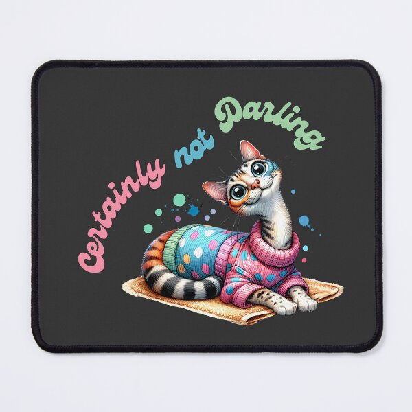 Item preview, Certainly not darling pastel cat designed and sold by FatBirdie.