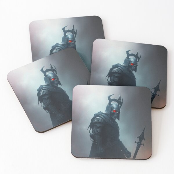 Item preview, Dark Gothic Knight – Apocalyptic Skull Warrior designed and sold by apoknight.