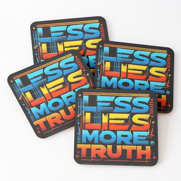 Item preview, Less Lies More Truth designed and sold by DesignzByJai.