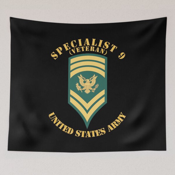 Item preview, Army - Enlisted - SPEC 9 - Specialist 9  - Std - Veteran X 300 designed and sold by Military Insignia Products.