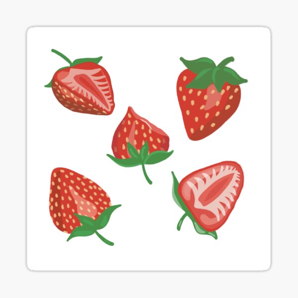 Item preview, Strawberry treat designed and sold by AnnaSmallArt.