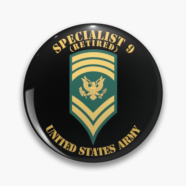 Item preview, Army - Enlisted - SPEC 9 - Specialist 9  - Std - Retired X 300 designed and sold by Military Insignia Products.