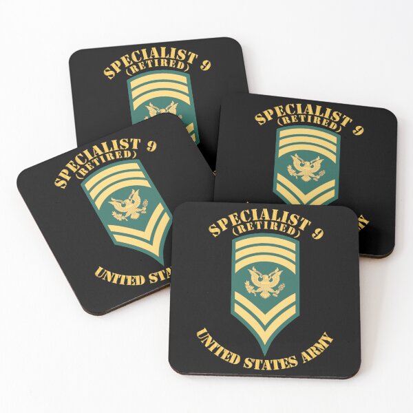 Item preview, Army - Enlisted - SPEC 9 - Specialist 9  - Std - Retired X 300 designed and sold by Military Insignia Products.