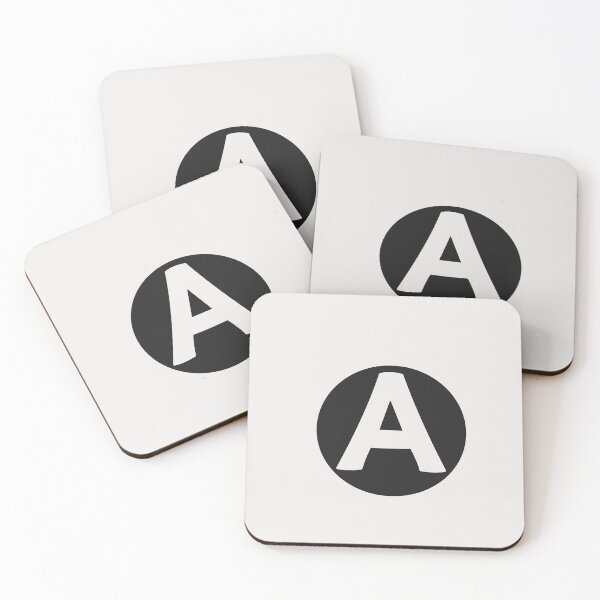Artikelvorschau, Buchstabe ein schwarzer entworfen und verkauft von ZiphGames.
