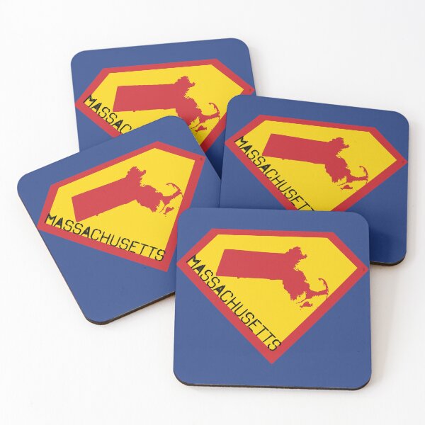 Item preview, MASSACHUSITE BAY STATER SHIELD  - Freedom Is The Superpower - SUPERHERO MASSACHUSETTS spellout design designed and sold by pelagio.