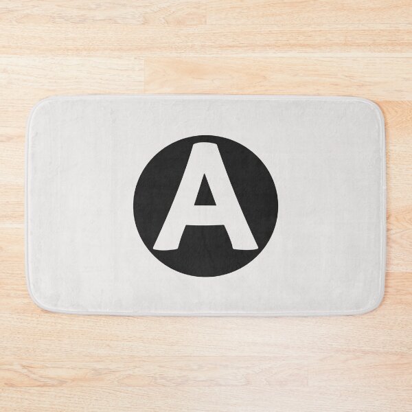 Item preview, letter a black designed and sold by ZiphGames.