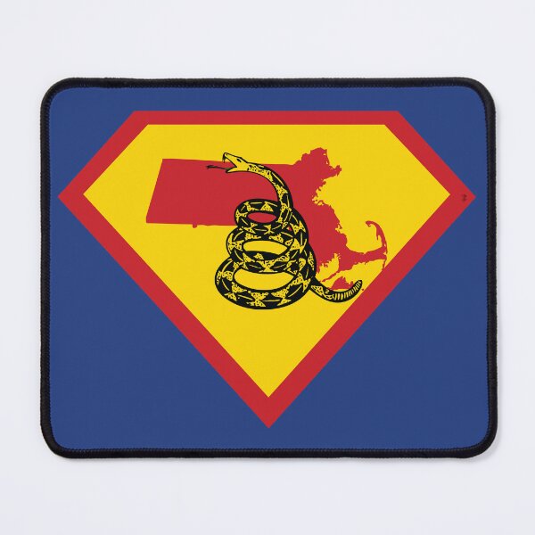 Item preview, MASSACHUSITE BAY STATER SHIELD - Freedom Is The Superpower -  Gadsden Snake Flag - Dont Tread On Me SUPERHERO MASSACHUSETTS design designed and sold by pelagio.