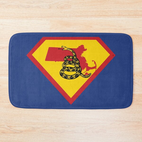 Item preview, MASSACHUSITE BAY STATER SHIELD - Freedom Is The Superpower - Gadsden Snake Flag - Dont Tread On Me SUPERHERO MASSACHUSETTS design designed and sold by pelagio.