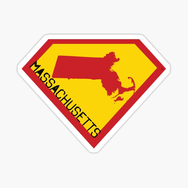 Item preview, MASSACHUSITE BAY STATER SHIELD  - Freedom Is The Superpower - SUPERHERO MASSACHUSETTS spellout design designed and sold by pelagio.