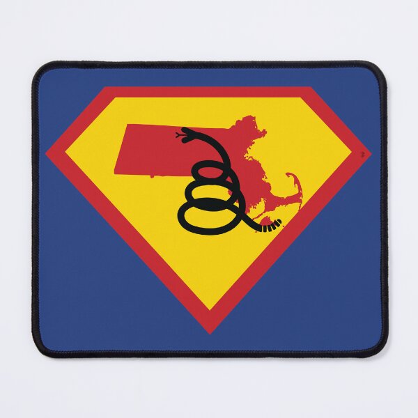 Item preview, MASSACHUSITE BAY STATER  SHIELD - Freedom Is The Superpower - Modern Gadsden Snake Flag - Dont Tread On Me SUPERHERO MASSACHUSETTS design designed and sold by pelagio.