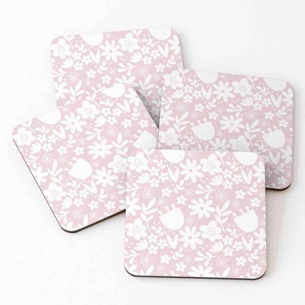 Item preview, Boho Bliss : Soft Pink Seamless Flower Pattern Collection designed and sold by studio-OIOO.