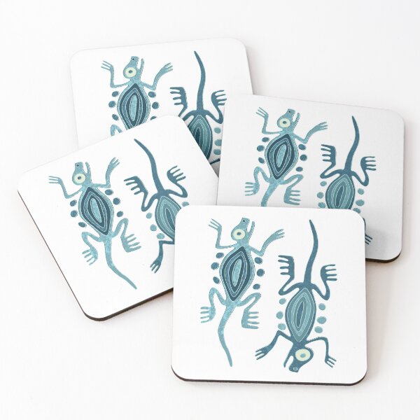 Item preview, Double lizard motif flat stamp from Teotihuacan Mexico designed and sold by DaveDanchuk.