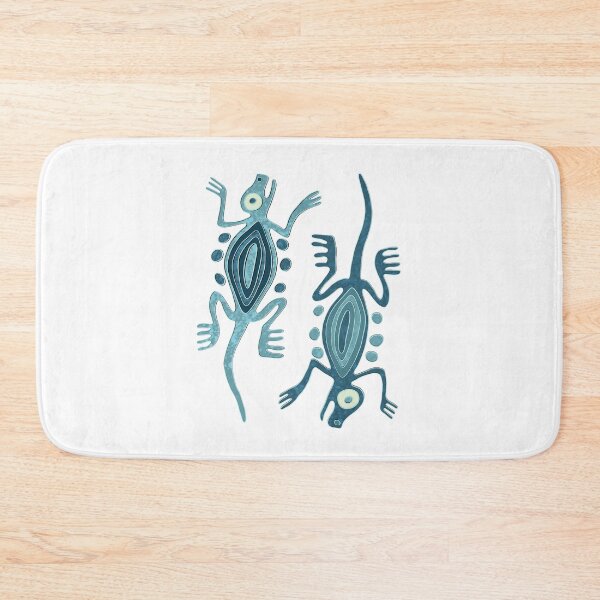 Item preview, Double lizard motif flat stamp from Teotihuacan Mexico designed and sold by DaveDanchuk.