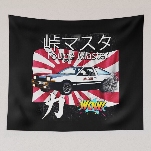 Item preview, Touge Master AE86 – Drift Legend Design (Rising Sun Flag) designed and sold by Michael van der Hoorn.
