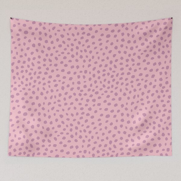 Item preview, Pale Lavender Soft Pink Polka Dot Seamless Pattern designed and sold by studio-OIOO.
