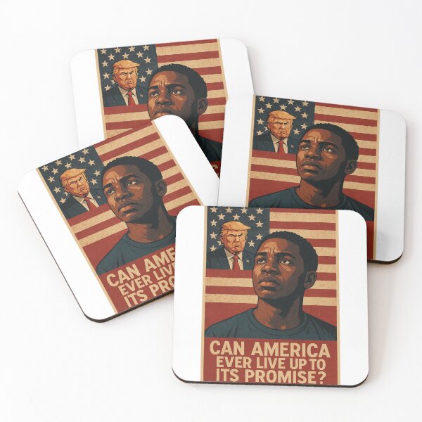 Item preview, Can America Ever Live Up to Its Promise? POTUS Donald Trump and Blackman designed and sold by Item Geeks.