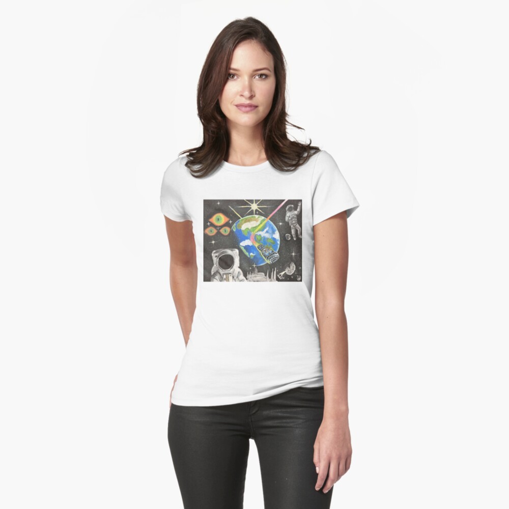 Item preview, Fitted T-Shirt designed and sold by SurrebralArtist.