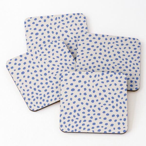 Item preview, Blue Beige Polka Dot Pattern designed and sold by studio-OIOO.