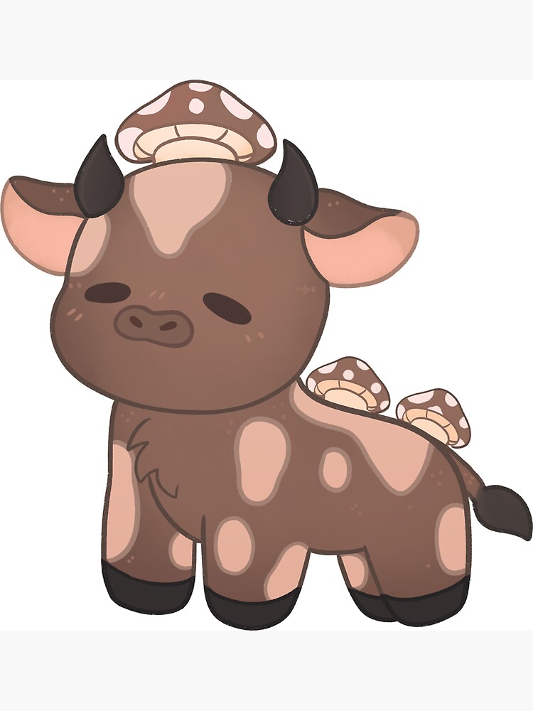 Thumbnail 3 of 3, Magnet, Baby Brown Mooshroom designed and sold by tsuyoiiii.