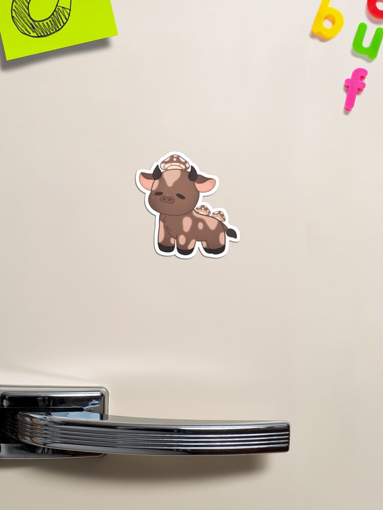 Thumbnail 1 of 3, Magnet, Baby Brown Mooshroom designed and sold by tsuyoiiii.