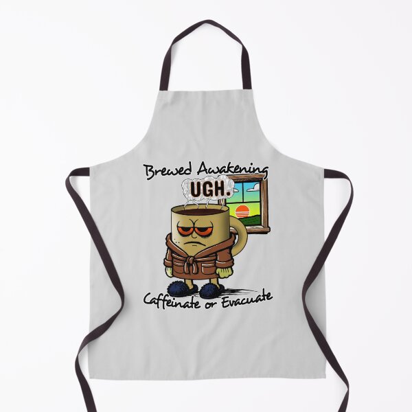 Item preview, Brewed Awakening – Caffeinate or Evacuate Coffee designed and sold by SHHCreations.
