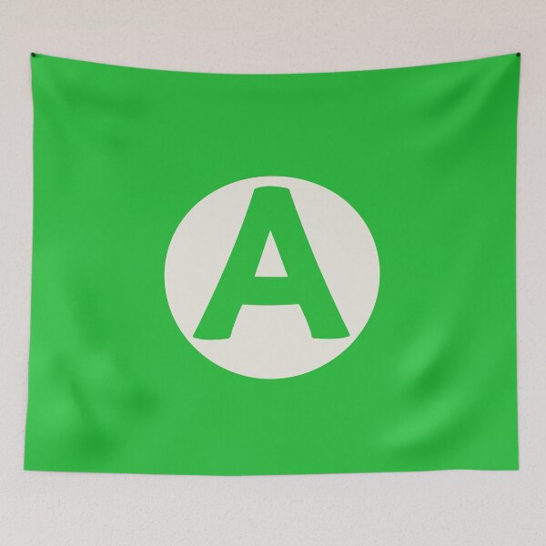 Item preview, letter a green designed and sold by ZiphGames.