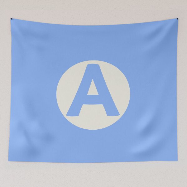 Item preview, letter a blue designed and sold by ZiphGames.