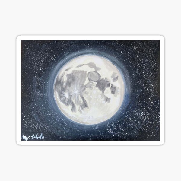 Moon Sticker