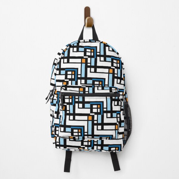 Item preview, Mid Century Modern Textile Block Blues designed and sold by RachelSpeir.