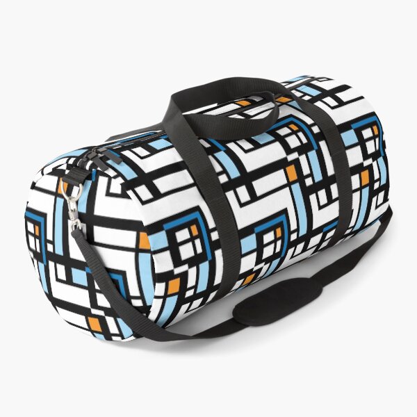 Item preview, Mid Century Modern Textile Block Blues designed and sold by RachelSpeir.