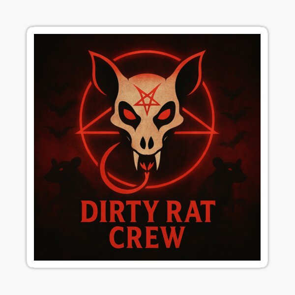 Artikel-Vorschau von Dirty Rat Crew Logo, designt und verkauft von Salem1323.