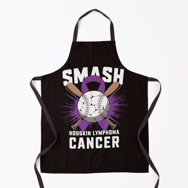 Item preview, Smash Hodgkins Lymphoma Cancer Baseball Violet Ribbon designed and sold by MAKOPOKOShop.