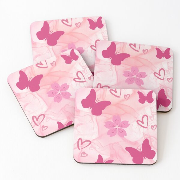 Item preview, pink watercolor design pattern designed and sold by PhoeniXDreamer.