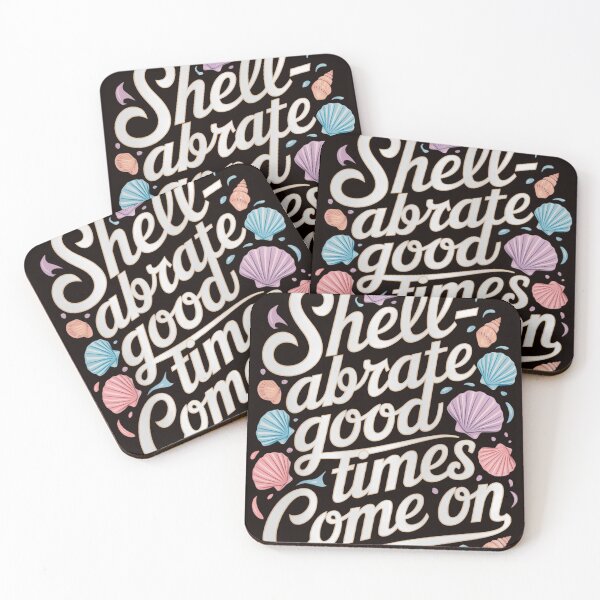 Item preview, Shell-abrate good times - Seashell Collector Shelling designed and sold by MAKOPOKOShop.
