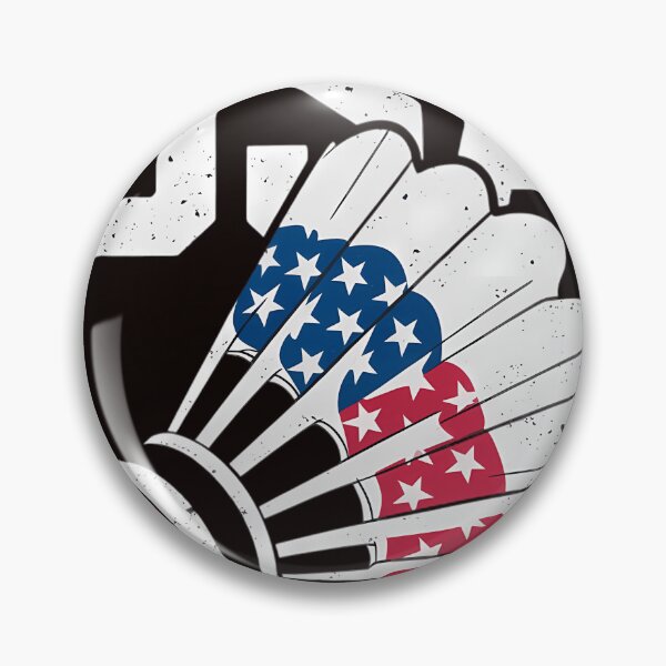 Item preview, Shuttlecock Red White Blue 4th July Patriotic USA Badminton designed and sold by MAKOPOKOShop.