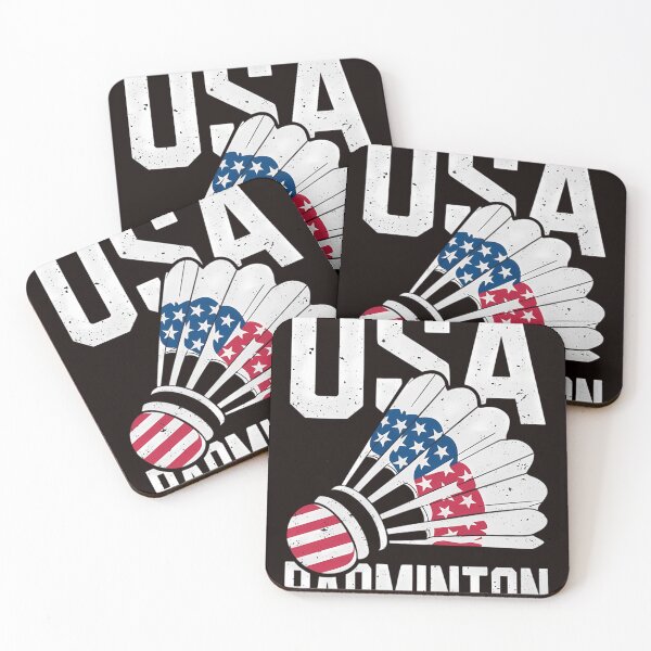 Item preview, Shuttlecock Red White Blue 4th July Patriotic USA Badminton designed and sold by MAKOPOKOShop.