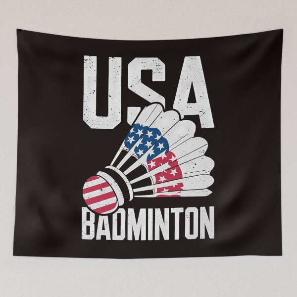 Item preview, Shuttlecock Red White Blue 4th July Patriotic USA Badminton designed and sold by MAKOPOKOShop.