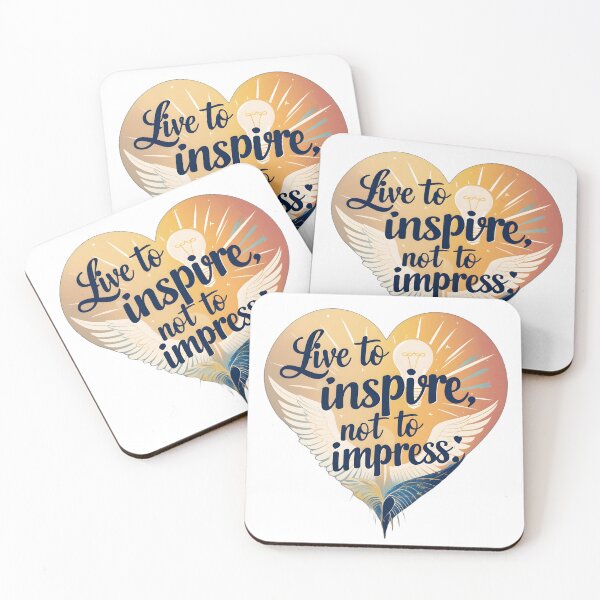 Item preview, Live to Inspire, Not to Impress designed and sold by Cool Cash Tees .