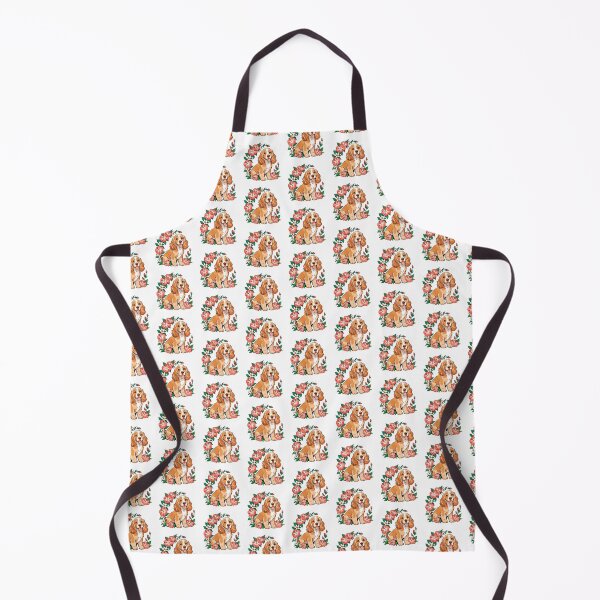 Item preview, Cute Cocker Spaniel Dog And Flowers designed and sold by ChaosReigns91.