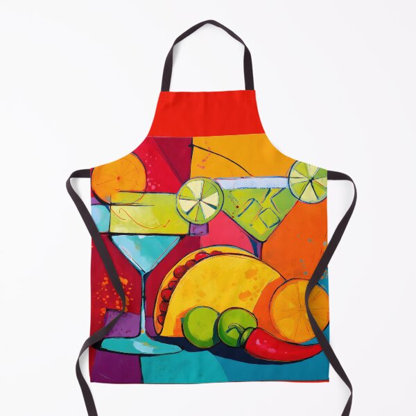 Item preview, Celebrate Cinco de Mayo with Cocktails Citrus Slices Taco and a Burst of Festive Color designed and sold by OlfactoART Studio.