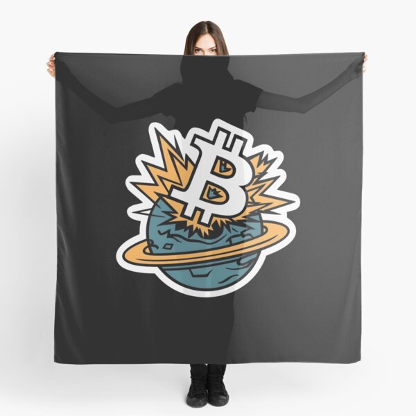 Aperçu de l'œuvre Wireframe minimal de Bitcoin créée et vendue par RadDeck.