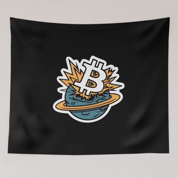 Item preview, Bitcoin Wireframe Minimal designed and sold by RadDeck.