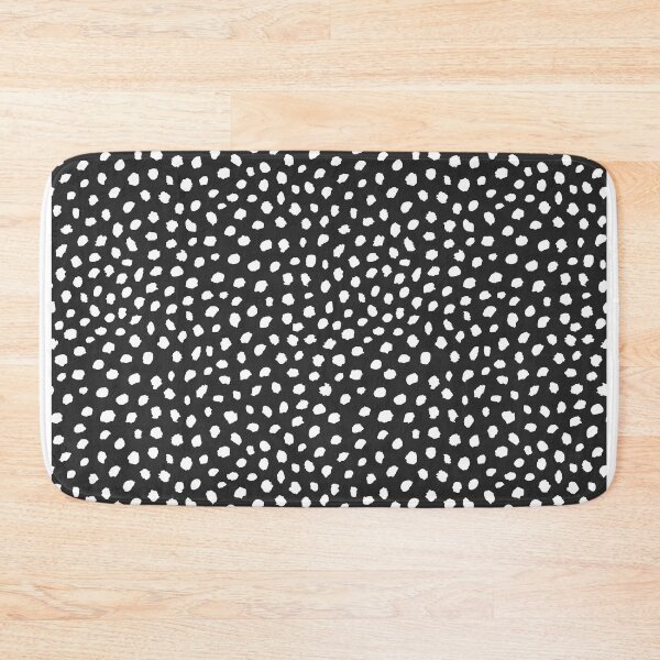 Item preview, Black White Polka Dot Seamless Pattern designed and sold by studio-OIOO.