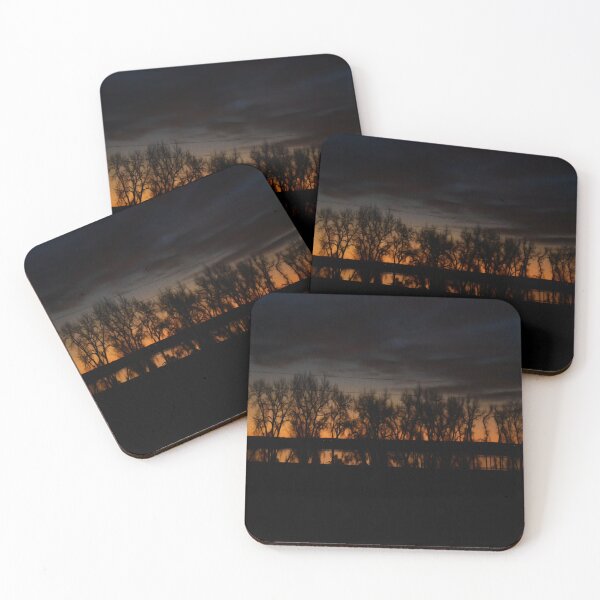 Item preview, Autumn Reflection Sunrise – Moody Rural Colorado Landscape designed and sold by aadventures.
