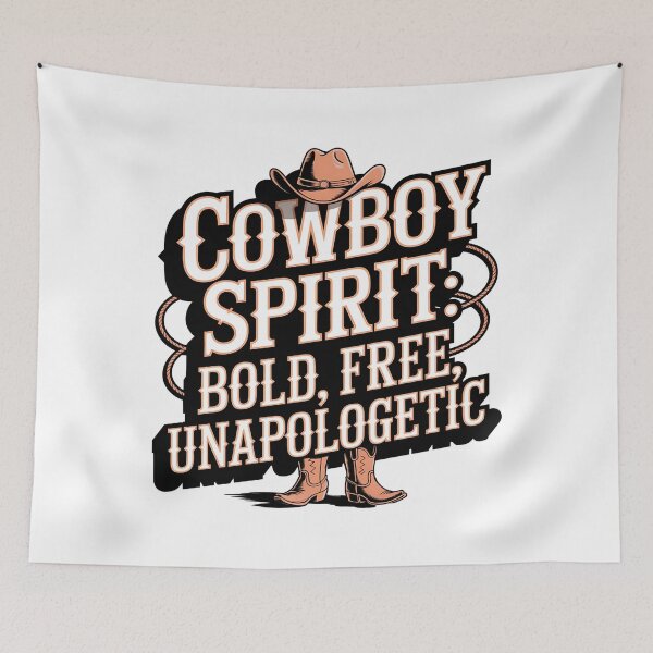 Item preview, Cowboy Spirit Bold Free Unapologetic Western designed and sold by Bliss Find And Design.